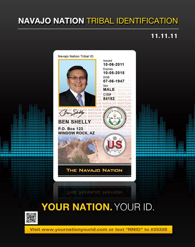 Navajo Nation Tribal Id Card